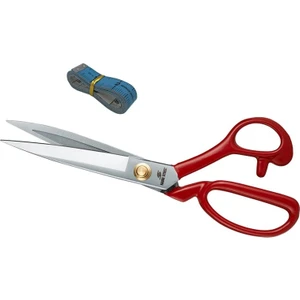 Hard Steel Kırmızı Saplı Paslanmaz Çelik Somunlu 12INÇ Makas /  HS-1124 (12")