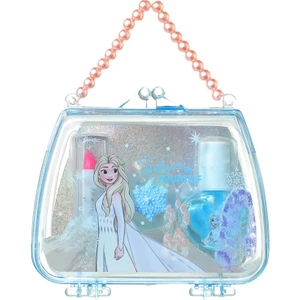 Disney Frozen Lisanslı Çantalı Makyaj Seti - Mavi