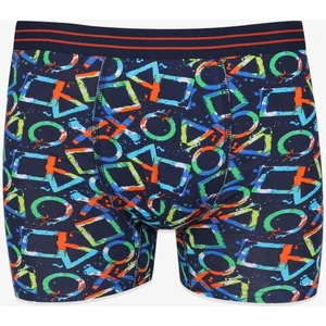 Erkek 3'lü Pamuklu Likralı Boxer