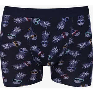 Erkek 3'lü Pamuklu Likralı Boxer