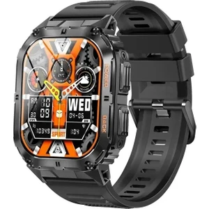 Haino Teko Watch Ultra 3 Amoled Ekran Waterproof 3 Kordonlu Akıllı Saat Titanyum Grey