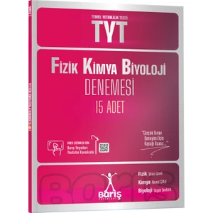 Barış Yayınları TYT Fizik Kimya - Biyoloji FKB Denemesi 15 Adet