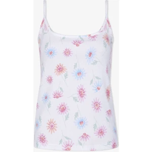 Kadın Pamuklu İp Askılı Çiçek Desenli Şortlu Pijama Takımı