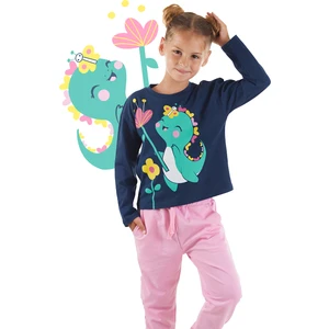 Tatlı Dino Kız Çocuk T-Shirt Pantolon Takım