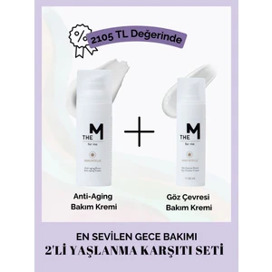 The M - 2'li Bakım Seti Bakım Kremi 50 ml , Göz Çevresi Bakım Kremi 30 ml