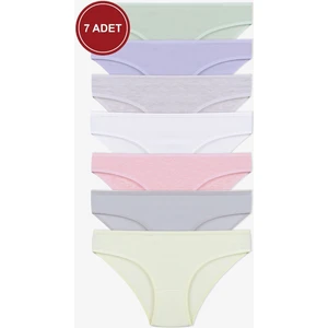 Kadın 7'li Likralı Külot