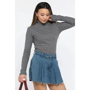 Balıkçı Yaka Fitilli Body Bluz