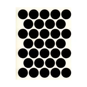 Yapışkan Tapa Siyah 14MM