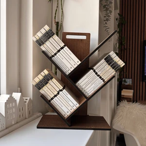 Vigo Wood Mk-20 Masaüstü Ağaç Kitaplık