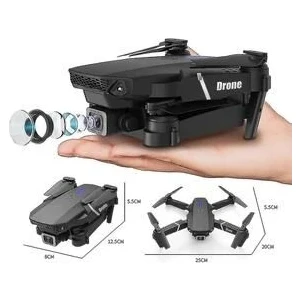 E88 4K Hd Çift Kameralı Drone App Kontrol Wifi Li Katlanabilir