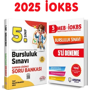 Editör Yayınları (Sınıf: 5)  Bursluluk Soru Bankası  ve Deneme Sınavı Seti 2025