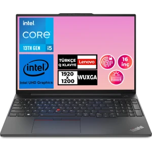 Thinkpad E16 G1 I5-13420H 16GB 512GB SSD 16" Windows 11 Pro Taşınabilir Bilgisayar 21JN00K7TX 009
