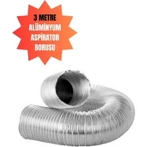 Günlüler Aspiratör Borusu 3 Metre (Davlumbaz Borusu)