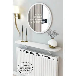 Talaş Tozum 80 cm Petek Üstü Tak Çıkar Raf Dresuar Oval Kenar