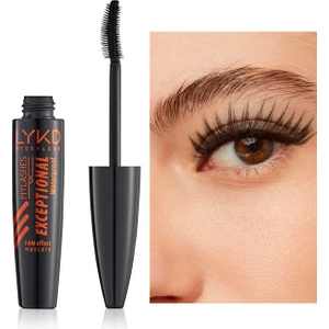 Exceptional Su Dayanıklı Fan Effect & Curl Waterproof Maskara Yelpaze Etkili ve Kıvrım Veren