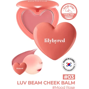 Lily Byred Doğal Görünümlü Krem Allık  Luv Beam Cheek Balm - 03 Mood Rose