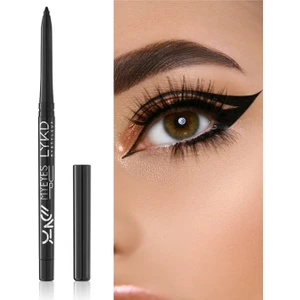 Siyah Asansörlü Göz Kalemi Suya Dayanıklı Yumuşak Uç 100 Black Kolay Uygulama
