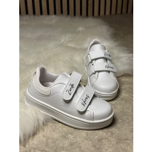 Günlük Erkek Kız  Çocuk Sneaker Cırtlı Dikiş Detaylı Kalın Tabanlı Rahat Hafif Spor Ayakkabı 525PF