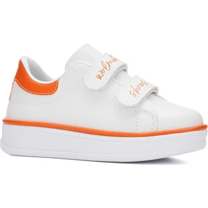 Günlük Erkek Kız  Çocuk Sneaker Cırtlı Dikiş Detaylı Kalın Tabanlı Rahat Hafif Spor Ayakkabı 525PF