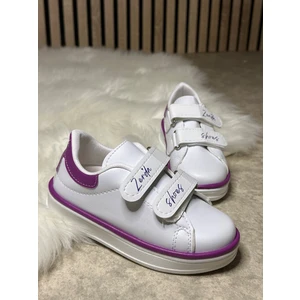 Günlük Erkek Kız  Çocuk Sneaker Cırtlı Dikiş Detaylı Kalın Tabanlı Rahat Hafif Spor Ayakkabı 525PF