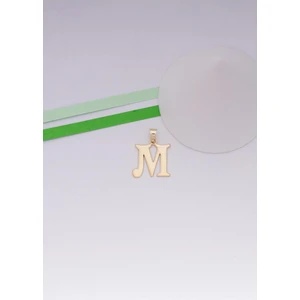 Bayar Gold 14 Ayar Altın M Harf Şirin Kolye Ucu