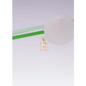 Bayar Gold 14 Ayar Altın E Harf Şirin Kolye Ucu