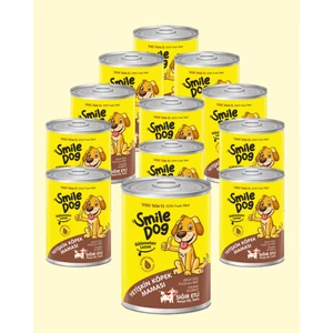Dog Konserve Yetişkin Köpek 400 gr Sığır Etli Mama 12 Adet