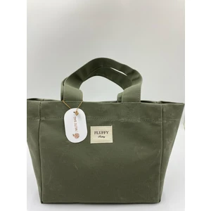 Mute Bag Green Tea Mumlu Kanvas Su Geçirmez Kadın Omuz El Çantası Lise ve Üniversite Okul Çantası(En:28 Boy:25)