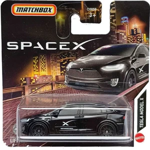 - Tesla Model x - Siyah (1/64) Spacex