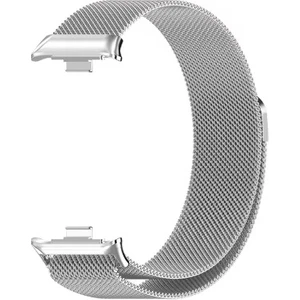 Xiaomi Smart Band 9 Pro / 8 Pro Uyumlu Manyetik Mıknatıslı Hasır Metal Kordon Milanese