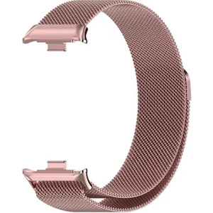 Xiaomi Smart Band 9 Pro / 8 Pro Uyumlu Manyetik Mıknatıslı Hasır Metal Kordon Milanese