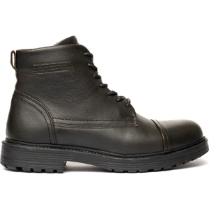 Erkek Yeşil Deri Casual Bot 3K1Yb16180