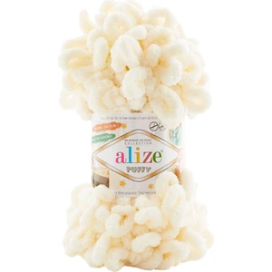 Puffy El Örgü İpliği 5'li Paket 01 Krem