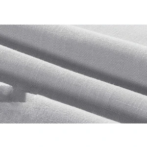 Zeren Home Sıvı Geçirmez Dertsiz Oval Masa Örtüsü Gri