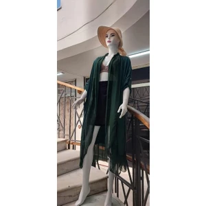 Itayan Ipek Detaylı Oversize Kaftan