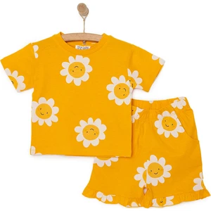 Flowers Kız Tshirt-Şort Kız Bebek