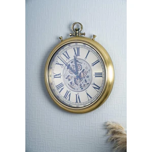 Dekoratif Çarklı Duvar Saati - 52  cm