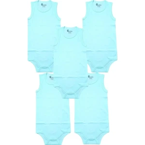 Büyük Boy Çocuk Çıtçıtlı Body 2-3-4-5-6-7-8-9-10-11-12 Yaş Çocuk Body (5 Adet)