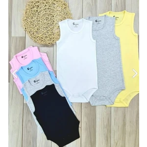 Büyük Boy Çocuk Çıtçıtlı Body 2-3-4-5-6-7-8-9-10-11-12 Yaş Çocuk Body (5 Adet)
