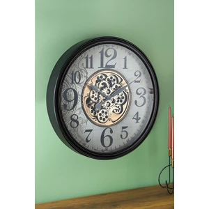 Dekoratif Çarklı Duvar Saati - 65  cm