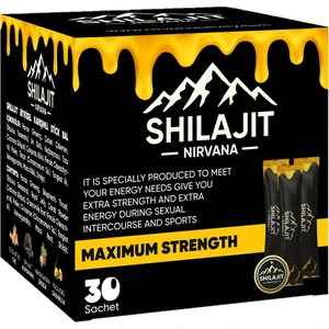 Takviye Edici Gıda %100 Saf Shilajit 30'lu Sachet  Ithal Shilajit +9 ZENGIN ÇEŞIT 300 MG