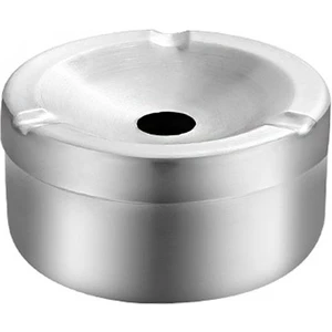 Çelik 10  cm . Kafe Restaurant Kapaklı Yuvarlak Kül Tablası Küllük CIN898BY