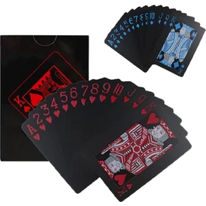 Weather Forecast Siyah Kırmızı Iskambil Kağıdı Plastik Su Geçirmez Oyun Kağıdı CIN953KR