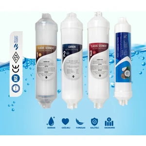 Su Arıtma Cihazı Ideal 4 Lü Filtre Seti