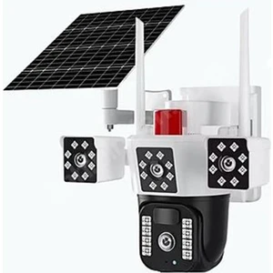 O-Kam 3030 4g Güneş Enerjili Dual Lens 360° Görüş Akıllı Güvenlik Kamerası