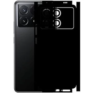 ECR MOBILE Poco X6 Pro Mat Siyah Arka Kaplama