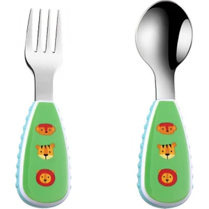 Paslanmaz Çelik Bebek Çocuk Kaşık ve Çatal Set CIN957