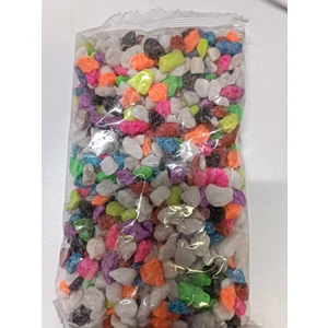 Renkli Çakıl Karışık Kalın 4-6 mm 1 kg