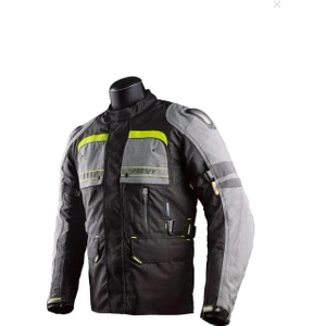 AT2202 Long 4 Mevsim Motosiklet Montu Yeşil Gri