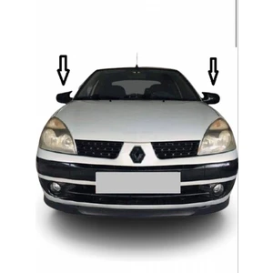 Renault Clio 2 Yarasa Ayna Kapağı Fiber Siyah Boyalı